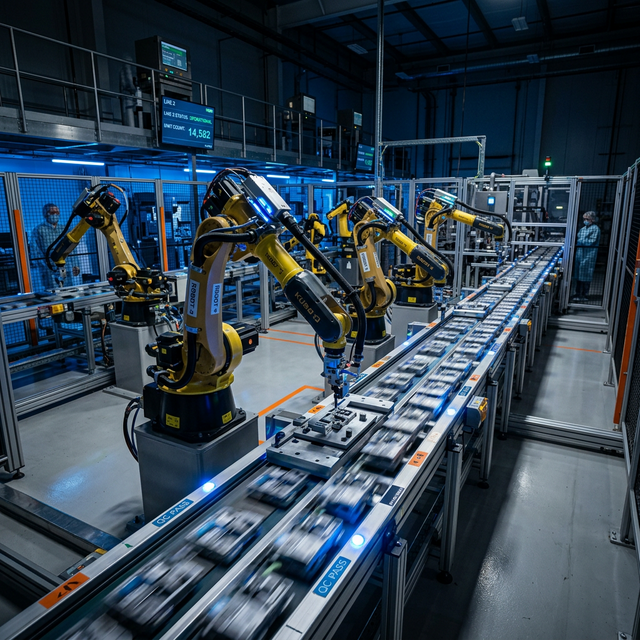Automated manufacturing line